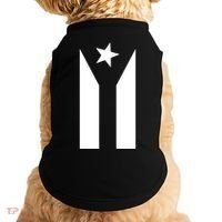 Black Boricua Flag Protest Doggie Tank thumb 0