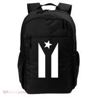 Black Boricua Flag Protest Backpack thumb 0