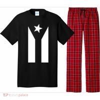 Black Boricua Flag Protest Pajama Set thumb 0