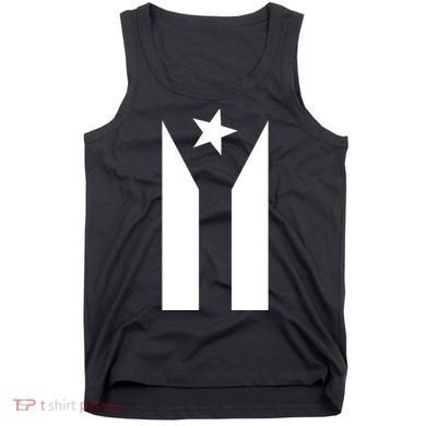 Black Boricua Flag Protest Tank Top