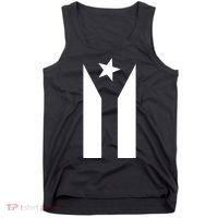 Black Boricua Flag Protest Tank Top thumb 0