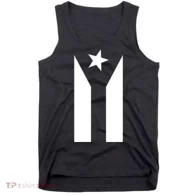 Black Boricua Flag Protest Tank Top