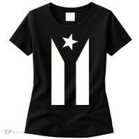 Black Boricua Flag Protest Women's T-Shirt thumb 0