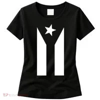 Black Boricua Flag Protest Women's T-Shirt thumb 0