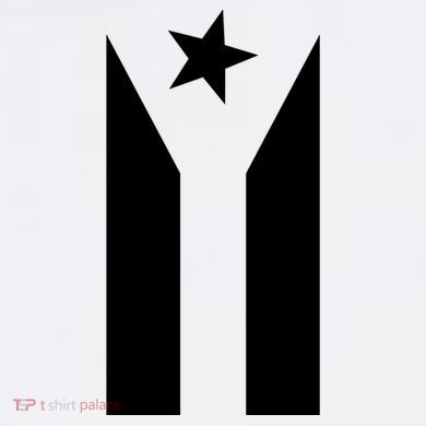 Black Boricua Flag Protest Comfort Colors Garment-Dyed Hooded Sweatshirt