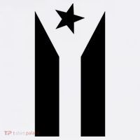 Black Boricua Flag Protest Comfort Colors Garment-Dyed Hooded Sweatshirt thumb 2