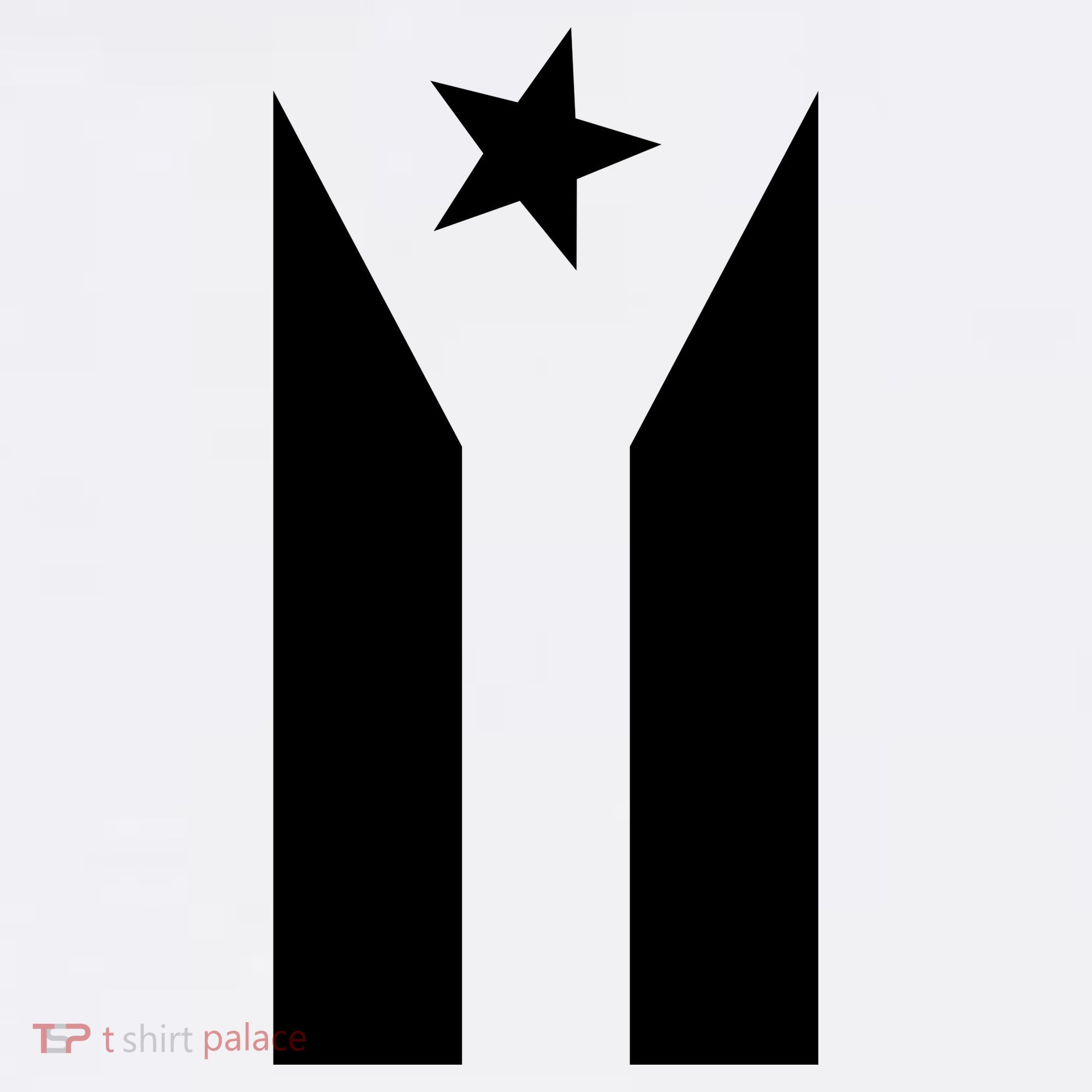 Black Boricua Flag Protest Comfort Colors Garment-Dyed Hooded Sweatshirt