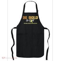 Be Bold Go Gold For Childhood Cancer Awareness Gift Apron thumb 0