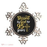 Blessed By God 95 Year Old 95th Birthday It'S My 95th Bday Ornament thumb 0