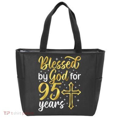 Blessed By God 95 Year Old 95th Birthday It'S My 95th Bday Tote Bag