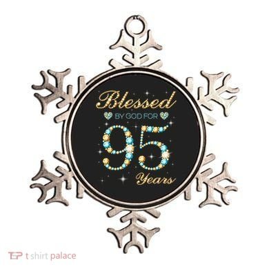 Blessed By God For 95 Years Old 95th Birthday Party Cute Ornament