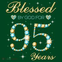 Blessed By God For 95 Years Old 95th Birthday Party Cute Apron thumb 3