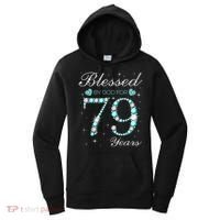 Blessed By God For 79 Years Old Woman 79th Birthday Women's Hoodie thumb 0