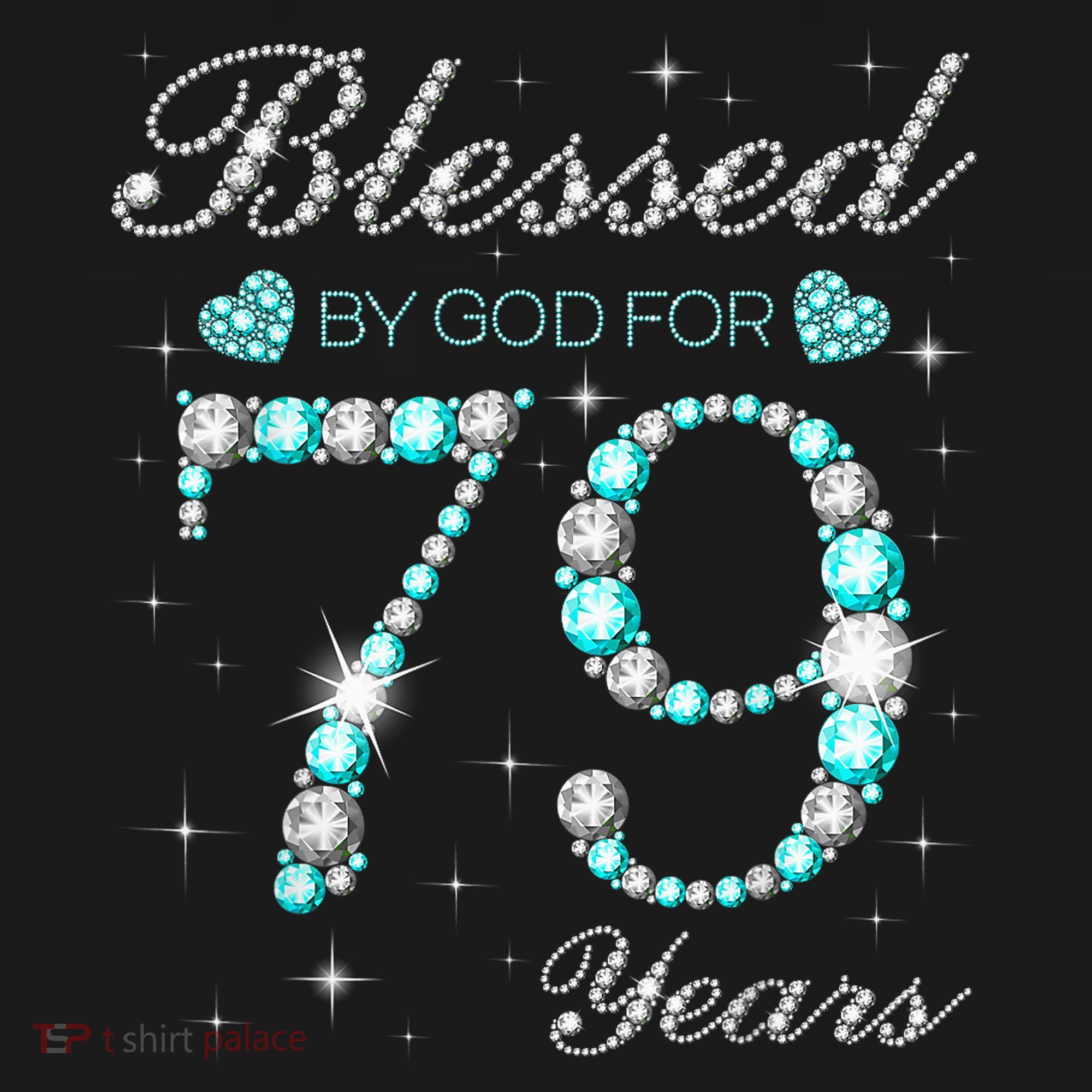 Blessed By God For 79 Years Old Woman 79th Birthday Women's Tank Top