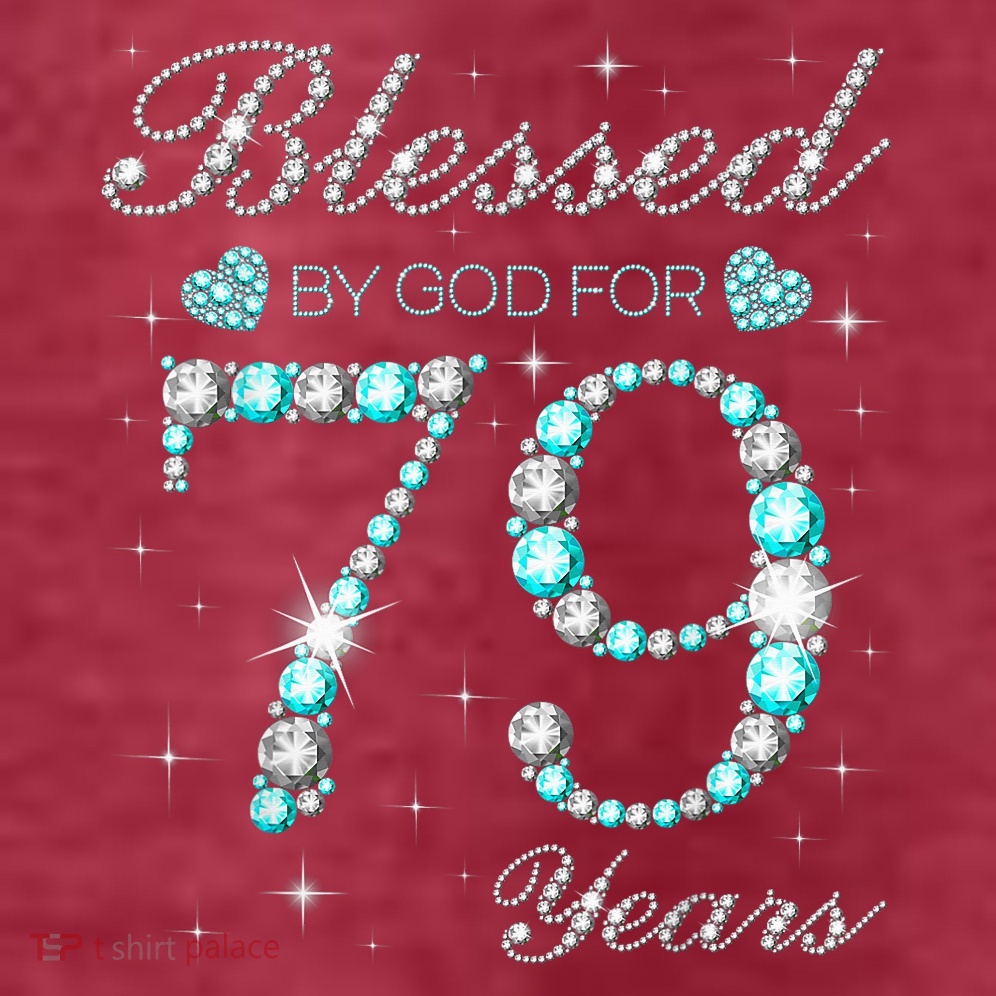Blessed By God For 79 Years Old Woman 79th Birthday T-Shirt