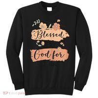 Blessed By God For 80 Years - 80 Years 80th Birthday Sweatshirt thumb 0
