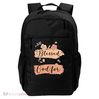 Blessed By God For 80 Years - 80 Years 80th Birthday Backpack