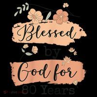 Blessed By God For 80 Years - 80 Years 80th Birthday Coffee Mug thumb 5