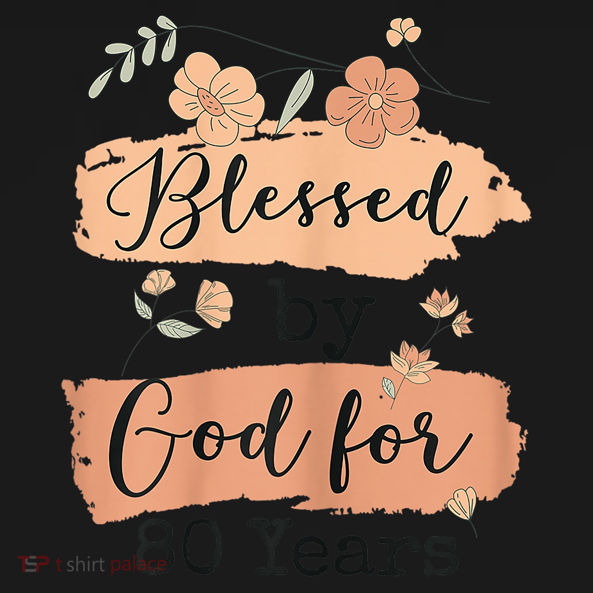 Blessed By God For 80 Years - 80 Years 80th Birthday Mousepad