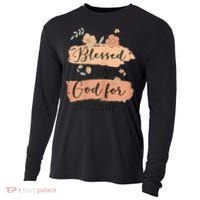 Blessed By God For 80 Years - 80 Years 80th Birthday Cooling Performance Long Sleeve Crew thumb 0