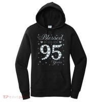 Blessed By God For 95 Years Old 95th Birthday Women's Hoodie thumb 0