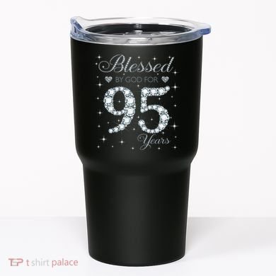 Blessed By God For 95 Years Old 95th Birthday Tumbler