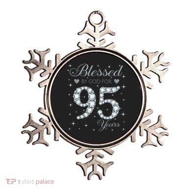 Blessed By God For 95 Years Old 95th Birthday Ornament