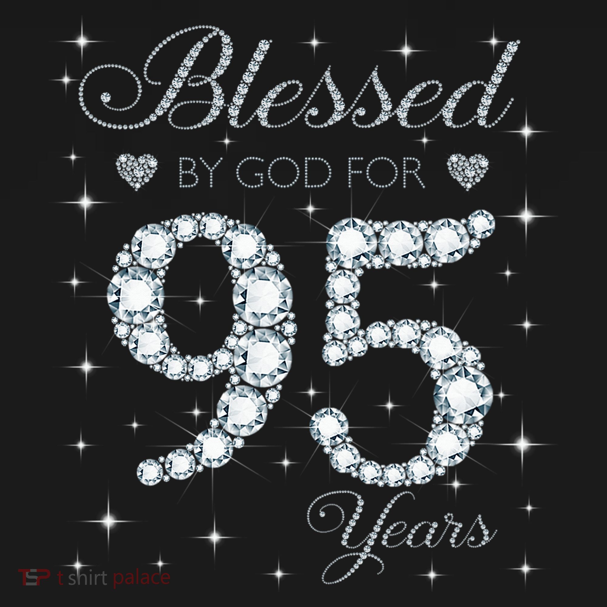 Blessed By God For 95 Years Old 95th Birthday Women's Tank Top