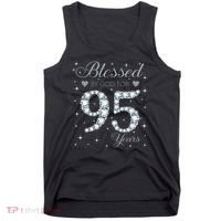 Blessed By God For 95 Years Old 95th Birthday Tank Top thumb 0