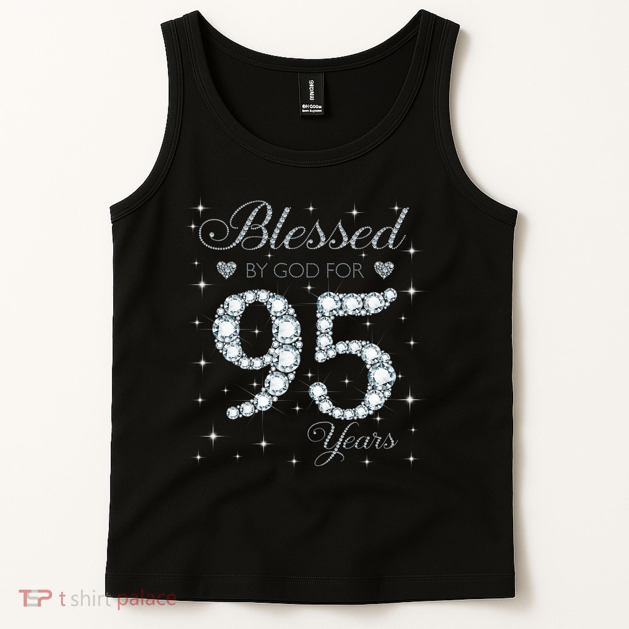 Blessed By God For 95 Years Old 95th Birthday Tank Top