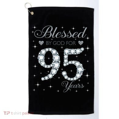 Blessed By God For 95 Years Old 95th Birthday Golf Towel