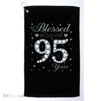 Blessed By God For 95 Years Old 95th Birthday Golf Towel thumb 0