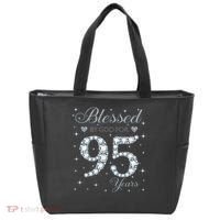 Blessed By God For 95 Years Old 95th Birthday Tote Bag thumb 0
