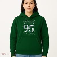 Blessed By God For 95 Years Old 95th Birthday Hoodie thumb 5