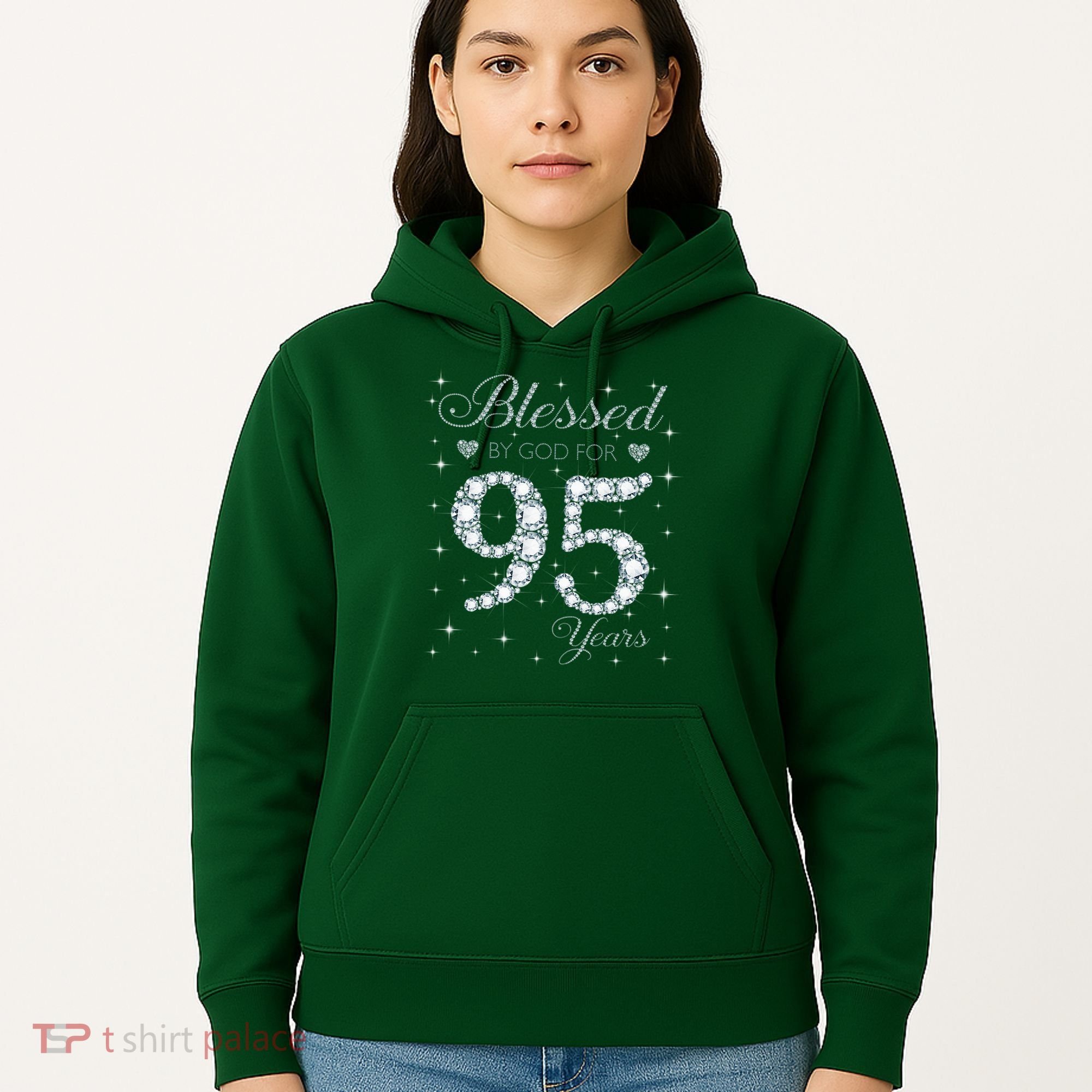 Blessed By God For 95 Years Old 95th Birthday Hoodie
