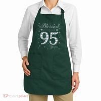 Blessed By God For 95 Years Old 95th Birthday Apron thumb 2