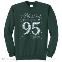 Blessed By God For 95 Years Old 95th Birthday Sweatshirt thumb 0