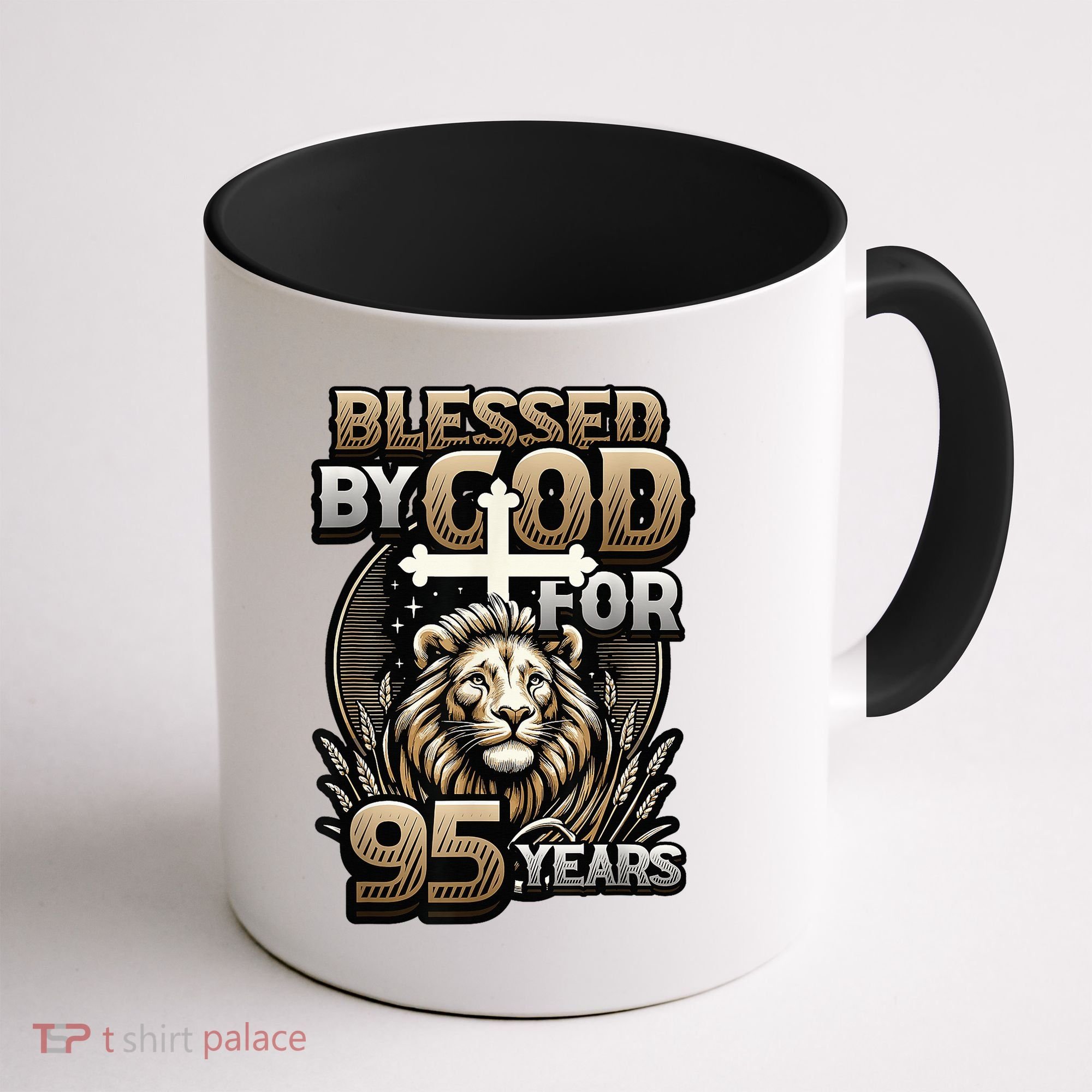 Blessed By God For 95 Years Religious Themed 95th Birthday Coffee Mug