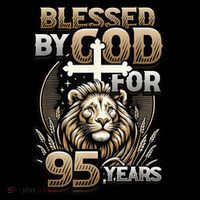 Blessed By God For 95 Years Religious Themed 95th Birthday Coffee Mug thumb 5