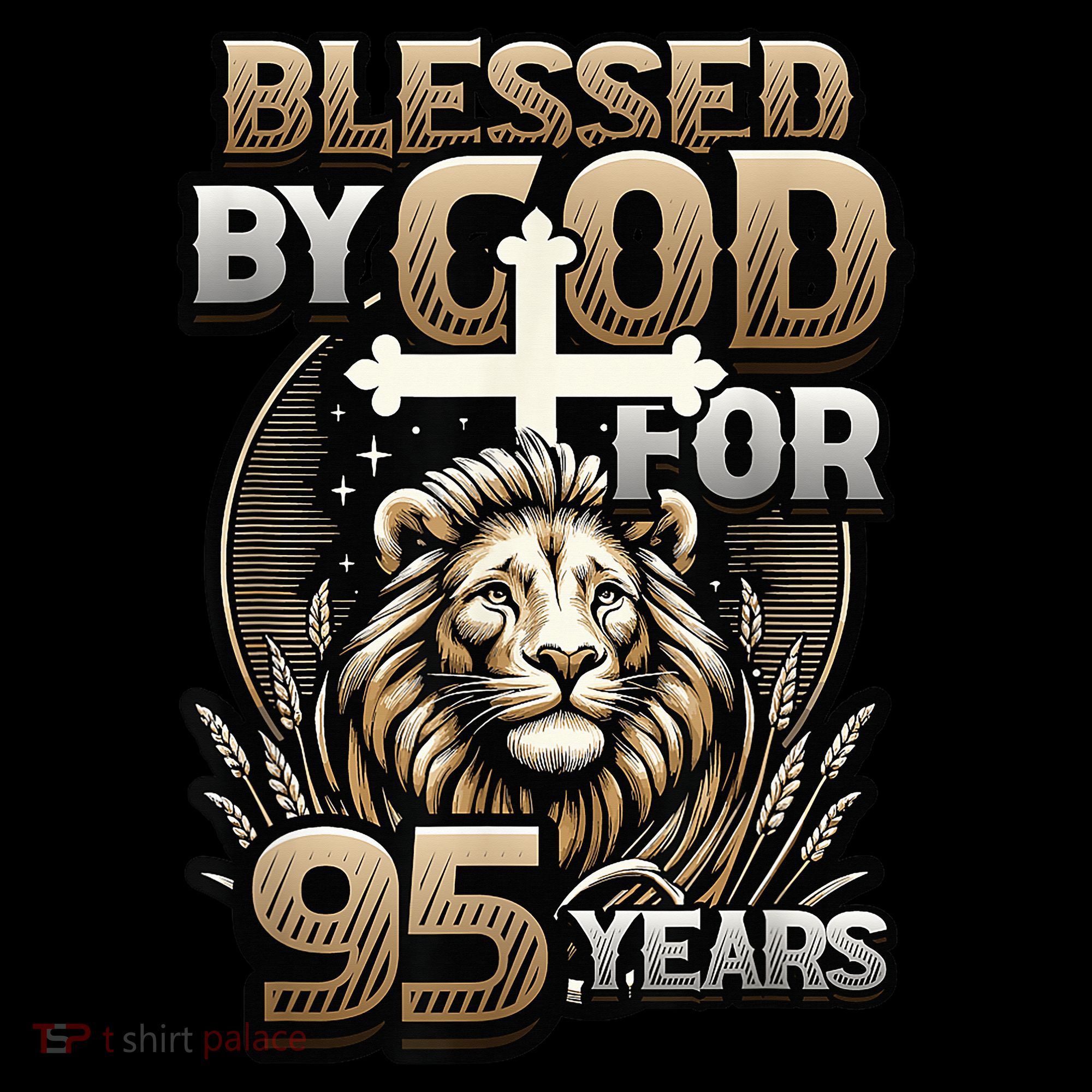 Blessed By God For 95 Years Religious Themed 95th Birthday Coffee Mug