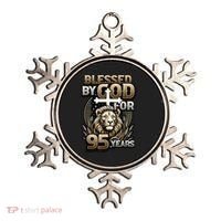Blessed By God For 95 Years Religious Themed 95th Birthday Ornament thumb 0