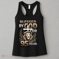 Blessed By God For 95 Years Religious Themed 95th Birthday Women's Tank Top thumb 3
