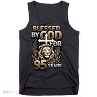 Blessed By God For 95 Years Religious Themed 95th Birthday Tank Top thumb 0