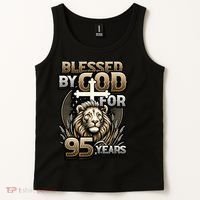 Blessed By God For 95 Years Religious Themed 95th Birthday Tank Top thumb 2