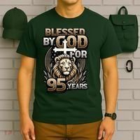 Blessed By God For 95 Years Religious Themed 95th Birthday T-Shirt thumb 6