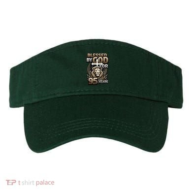 Blessed By God For 95 Years Religious Themed 95th Birthday Visor