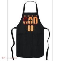 Blessed By God For 80 Years 80th Birthday Religious Theme Apron thumb 0