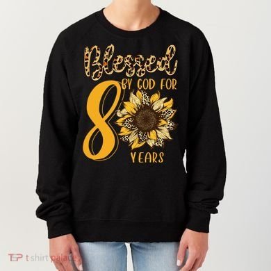 Blessed By God For 80 Years 80th Birthday Women's Sweatshirt