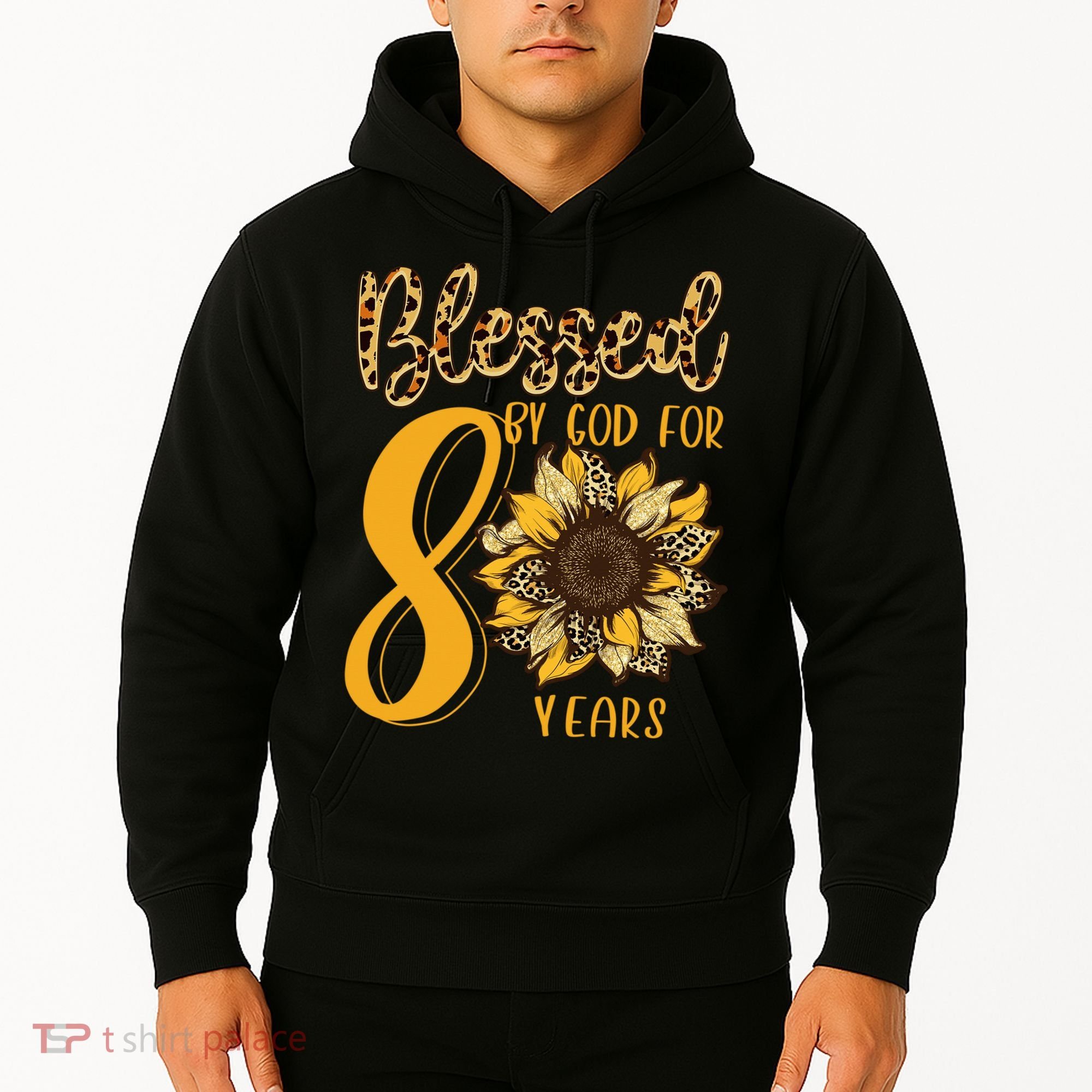 Blessed By God For 80 Years 80th Birthday Hoodie