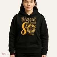 Blessed By God For 80 Years 80th Birthday Hoodie thumb 5
